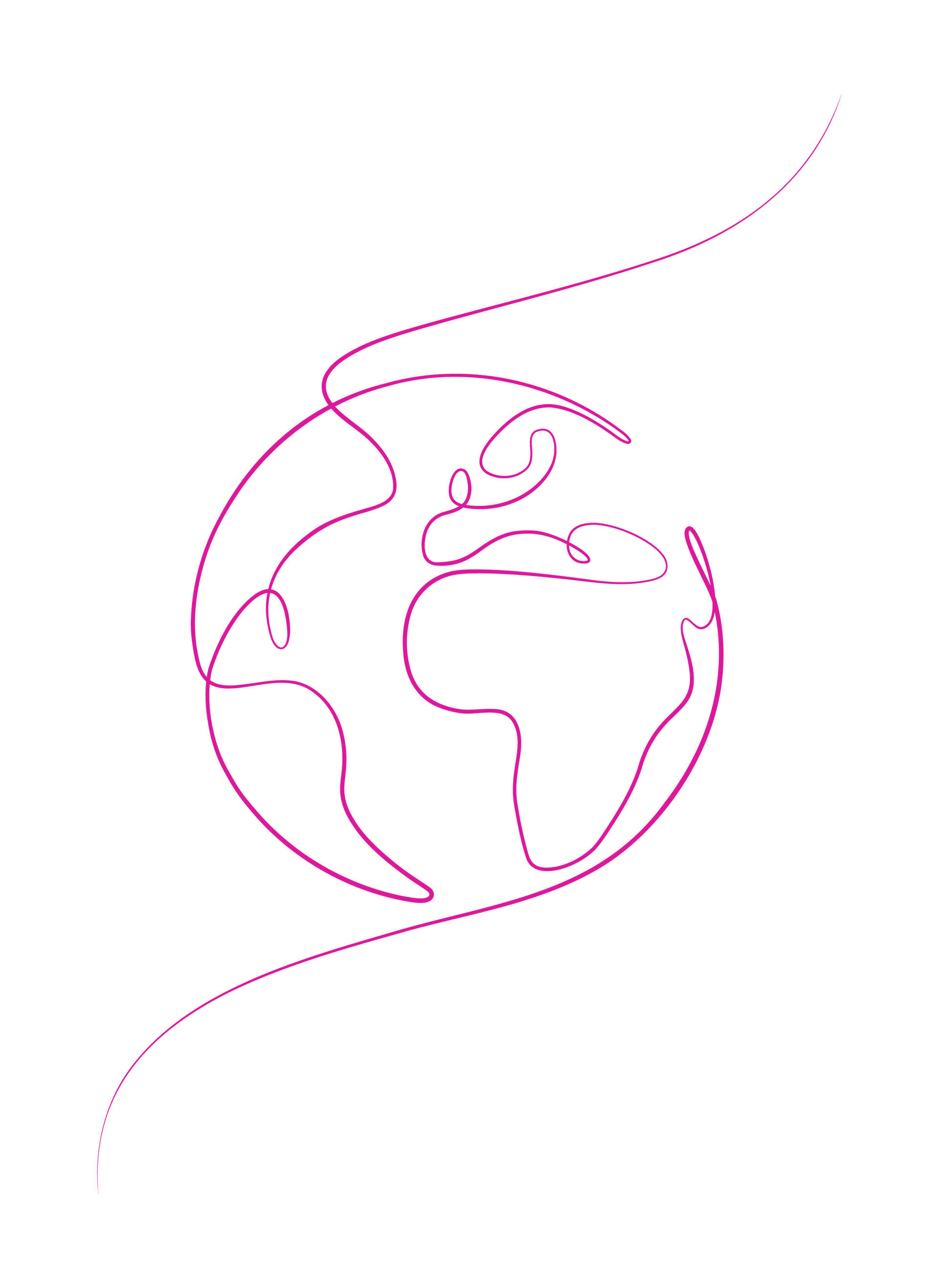 Illustration of the globe